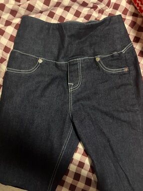 True Religion Jennie Skinny Jeans  Dark Blue Stretch Snatched Waist